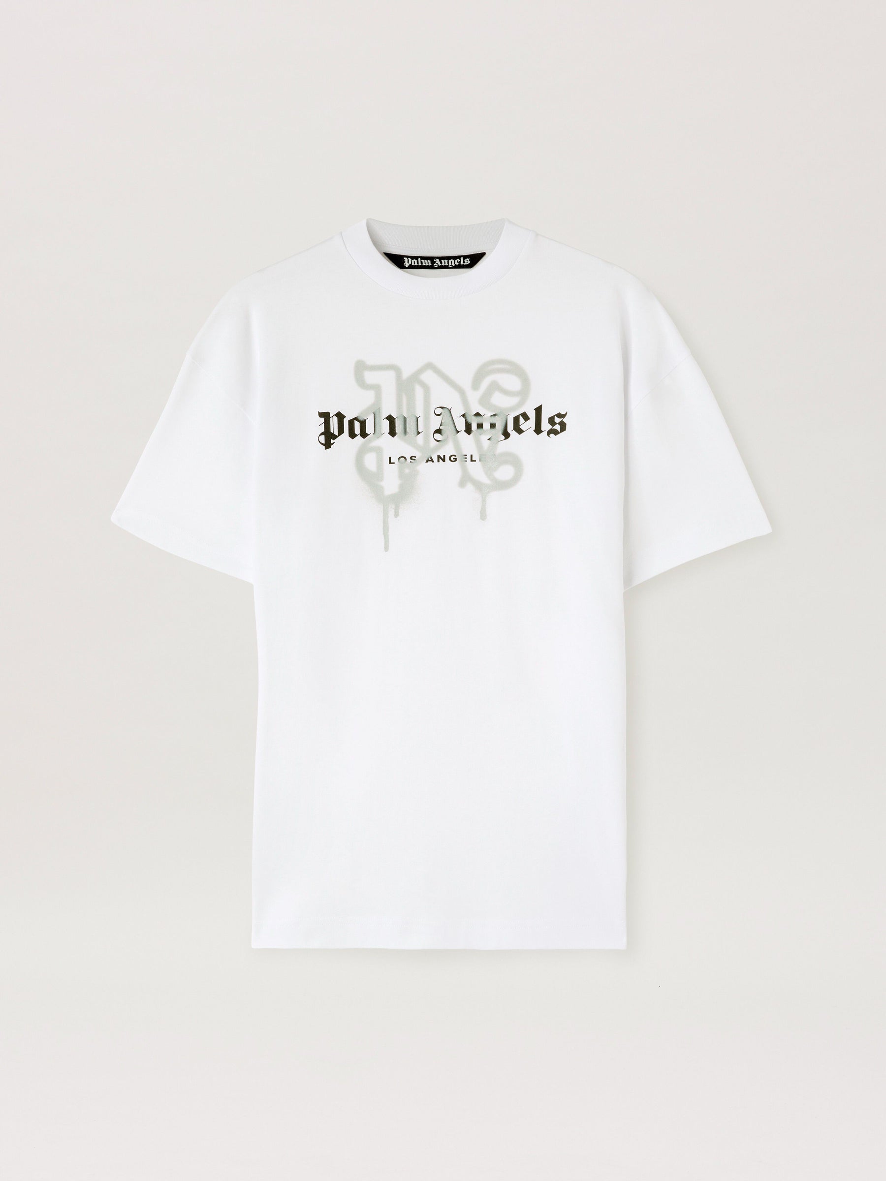 LA MONOGRAM SPRAY T-Shirt WHITE