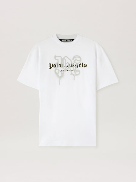 LA MONOGRAM SPRAY T-Shirt WHITE