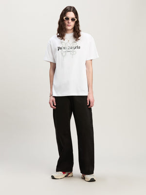 LA MONOGRAM SPRAY T-Shirt WHITE