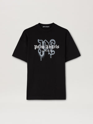 LA MONOGRAM SPRAY T-Shirt BLACK