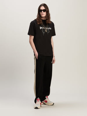PARIS MONOGRAM SPRAY TEE BLACK