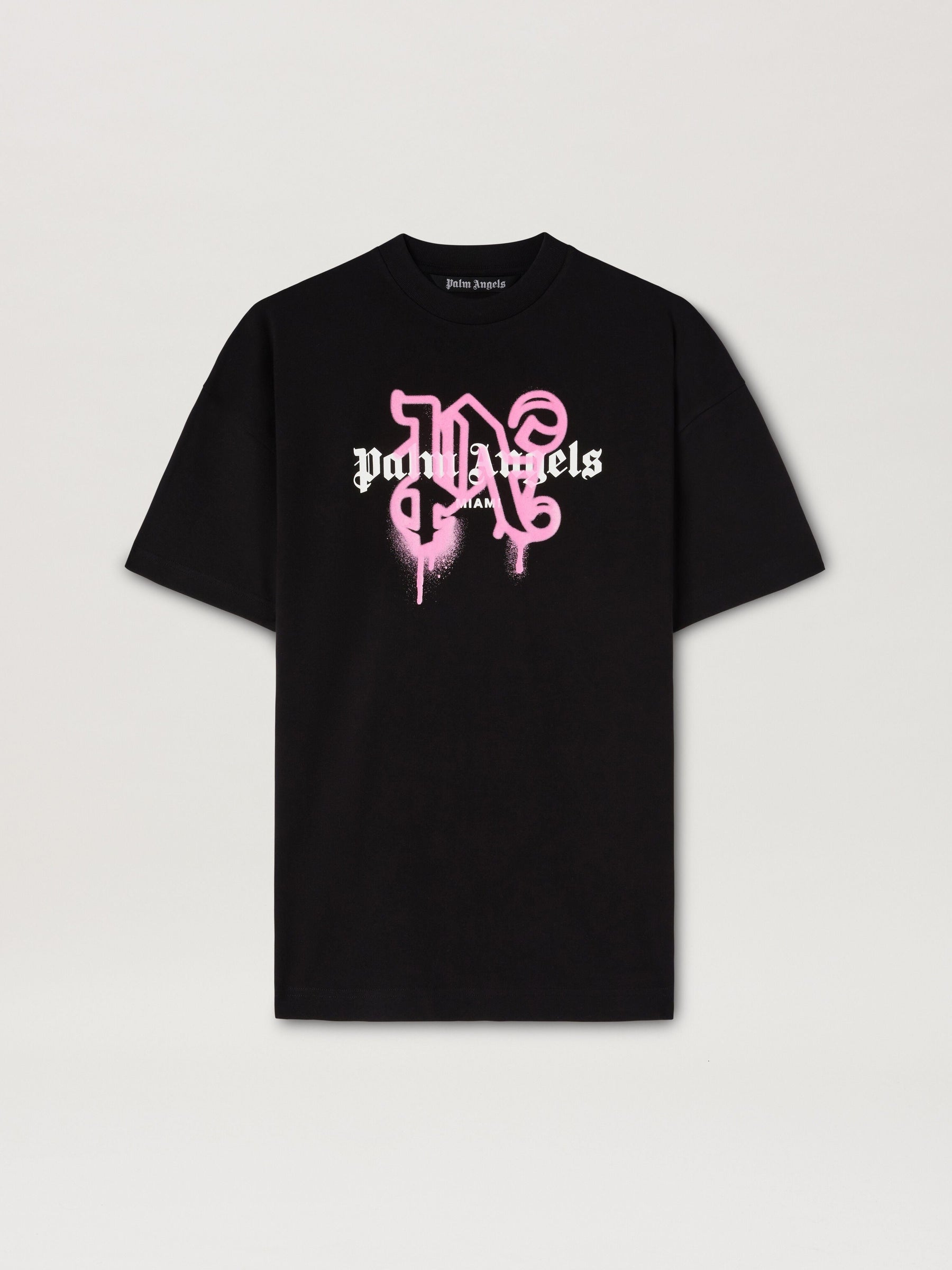 Monogram Spray City T-Shirt MIAMI BLACK