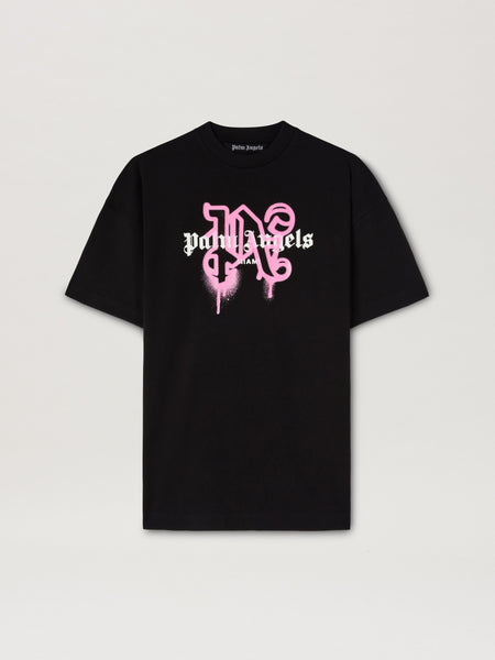 Monogram Spray City T-Shirt MIAMI BLACK