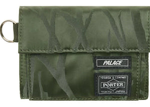 Palace x Porter Wallet Olive/Jacquard