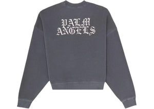 Palm Angels Burning Head Crewneck Black