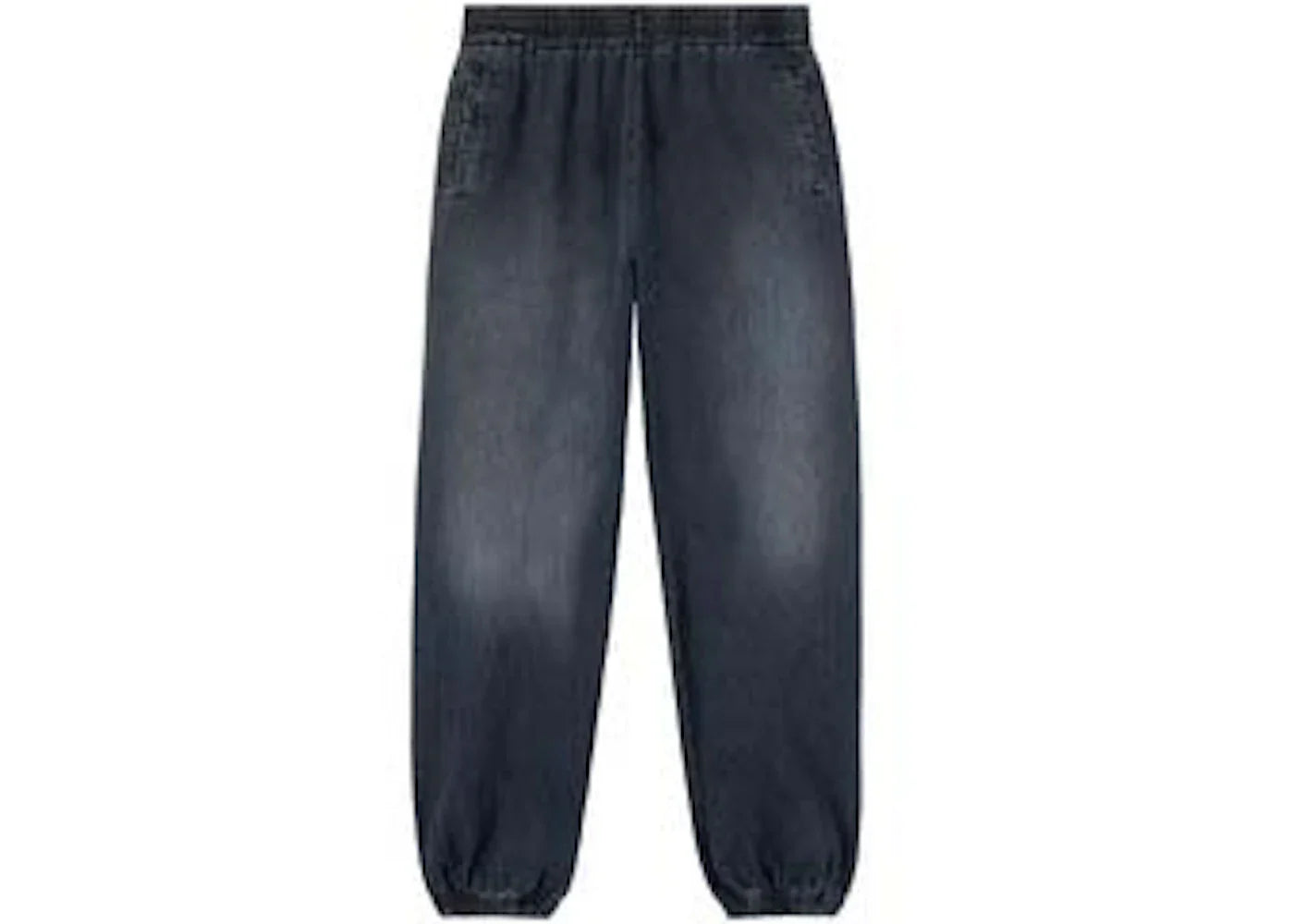 Palm Angels Monogram Series Washed Sweat Pants Black