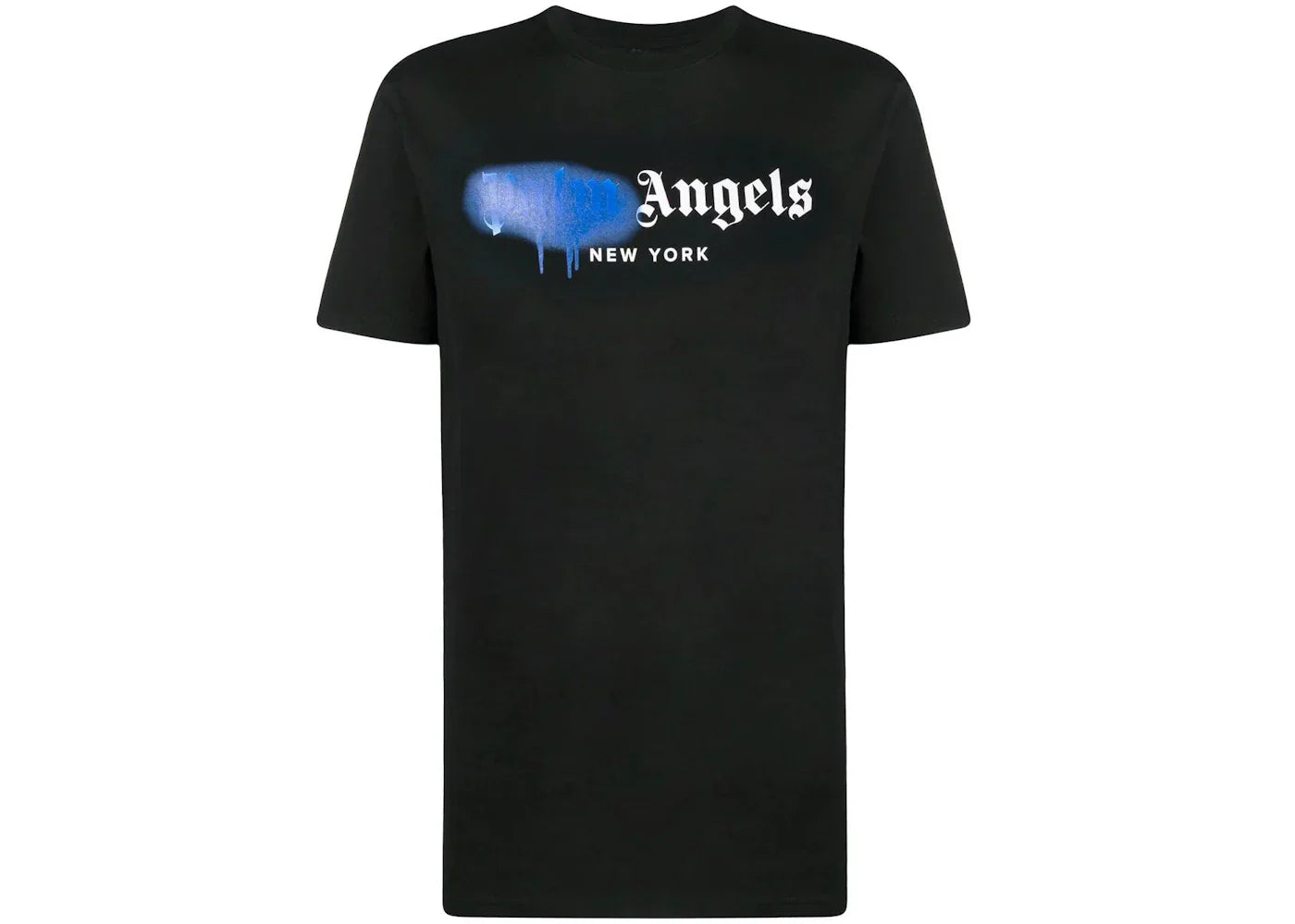 Palm Angels New York Sprayed Logo T-Shirt Black