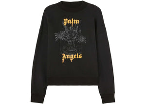 Palm Angels Palms Pencil Crew Sweatshirt Black
