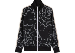 Palm Angels Spider Web Classic Track Jacket Black/White