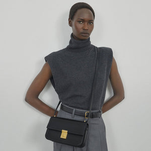 DeMellier The Paris Crossbody burgundy suede