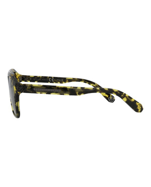 Philipp Plein Aviator-Frame Acetate Sunglasses Havana Smoke (SPP072M-57-0709)