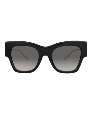 Philipp Plein Cat Eye-Frame Acetate Sunglasses Black Black Smoke (SPP120M-53-0700)