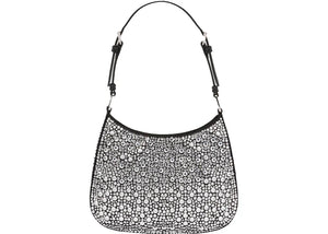 Prada Cleo Satin Bag With Appliques Metal