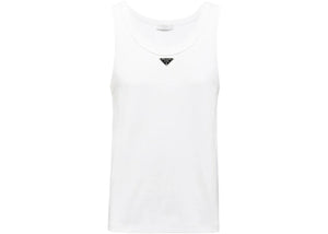 Prada Cotton Tank Top White