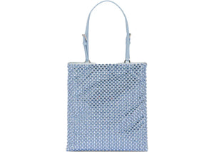 Prada Embellished Satin Handbag Celeste