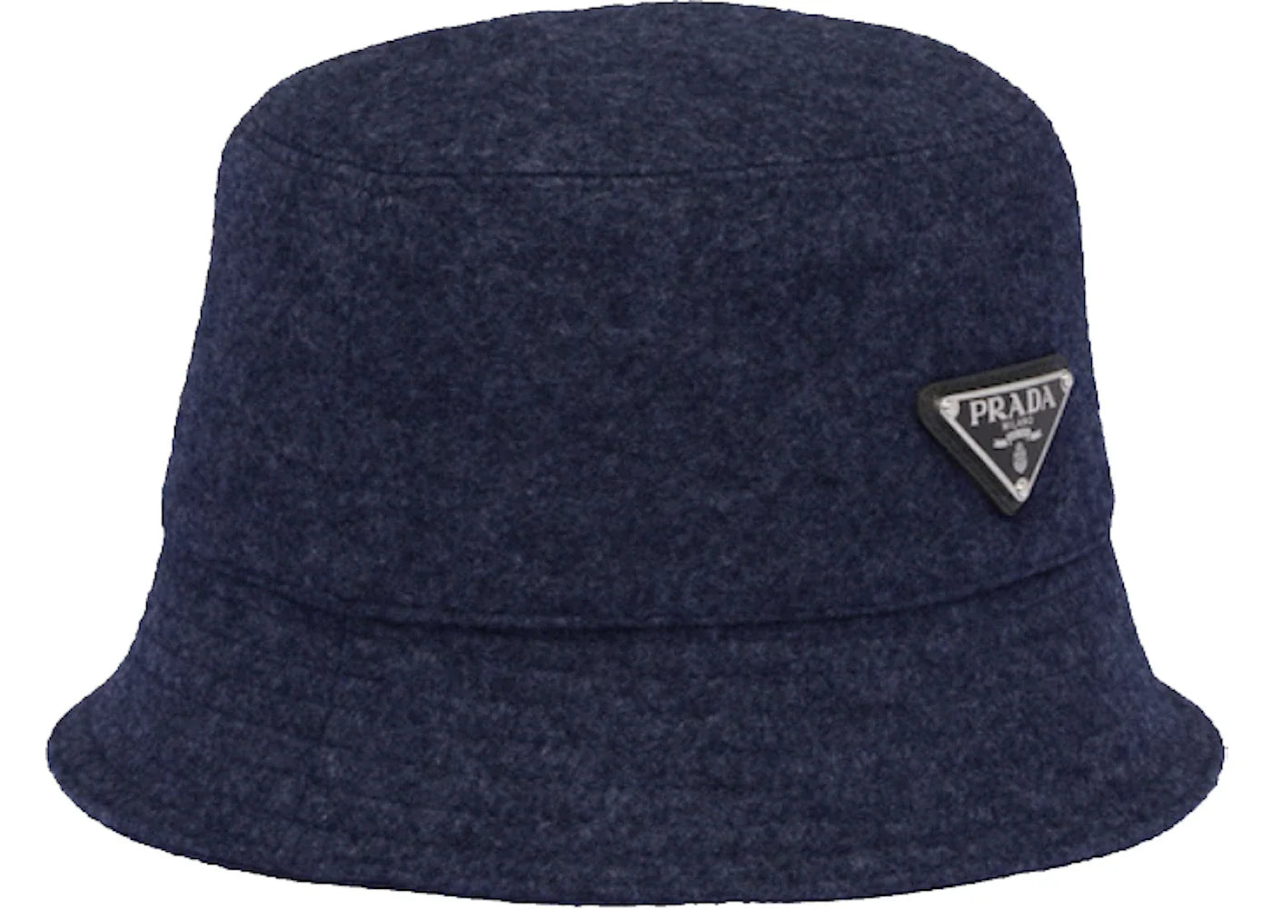 Prada Loden Bucket Hat Navy