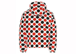 Prada Logo Plaque All-Over Printed Jacket White/Red/Black