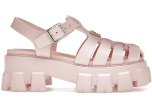 Prada Monolith Foam Rubber 55mm Sandals Alabaster Pink