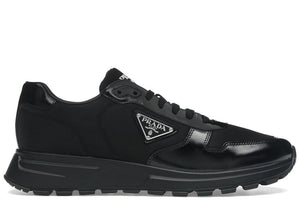 Prada PRAX 01 Sneakers Re-Nylon Brushed Leather Black Black