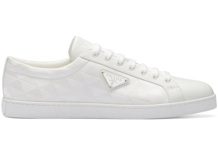 Prada PRAX 01 Sneakers Re-Nylon Brushed Leather White