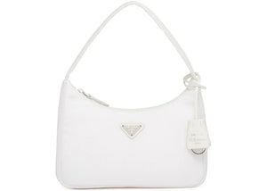 Prada Re-Edition 2000 Nylon Mini Bag White