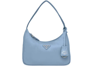 Prada Re-Edition 2000 Re-Nylon Mini Bag Celeste