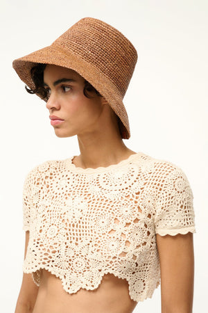 RITA BUCKET HAT TAN