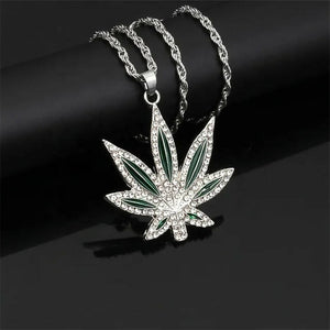 CANNABIS LEAF PENDANT