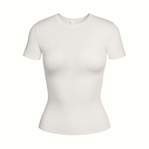 SKIMS COTTON JERSEY T-SHIRT MARBLE