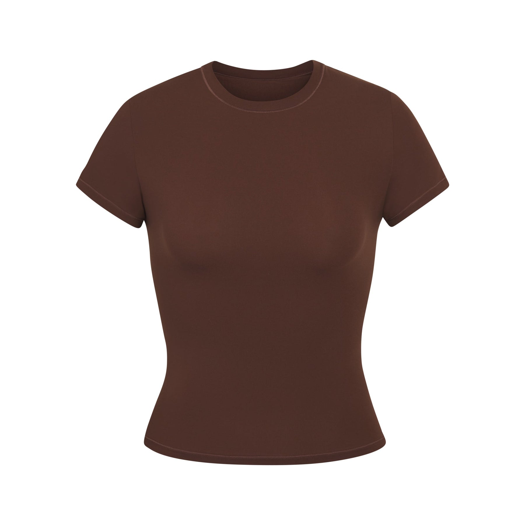 SKIMS FITS EVERYBODY T-SHIRT COCOA