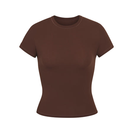 SKIMS FITS EVERYBODY T-SHIRT COCOA