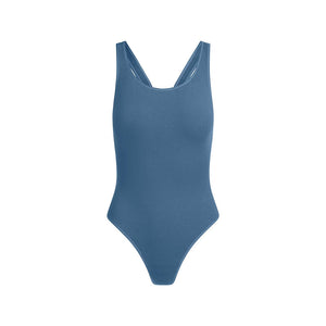 SKIMS COTTON JERSEY MUSCLE BODYSUIT