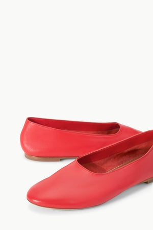 ALBA BALLET FLAT RED ROSE