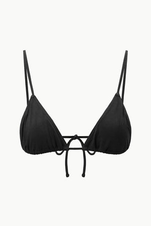 ALEXIS TRIANGLE TOP BLACK