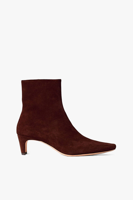 WALLY ANKLE BOOT MAHOGANY SUEDE