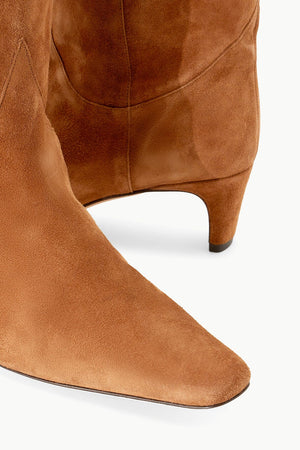 WESTERN WALLY BOOT TAN SUEDE