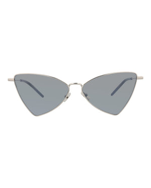 Saint Laurent Cat Eye-Frame Metal Sunglasses Silver Silver Silver (SL303JERRY-30007822-010)
