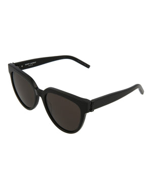 Saint Laurent Cat-Eye Sunglasses Black/Black/Black (SLM28-30006132-001)