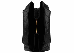 Saint Laurent Icare Maxi Shopping Bag Quilted Lambskin Black