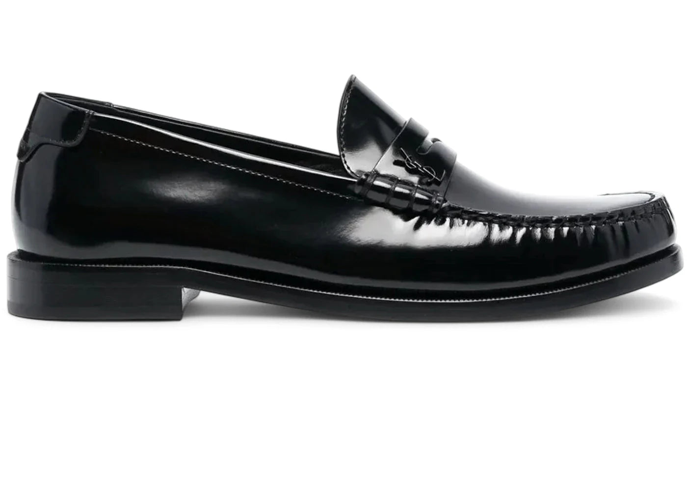 Saint Laurent Le Loafer Penny Slippers Nero Lucido