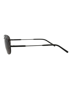 Saint Laurent Round Oval Sunglasses Black/Black/Black (SL561-30013779-001)