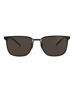 Saint Laurent Square Rectangle Sunglasses Black/Black/Black (SL428-30010694-002)