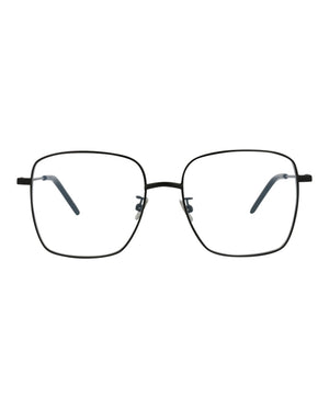 Saint Laurent Square Rectangle Sunglasses Black/Black/Transparent (SL314SUN-30013170-001)