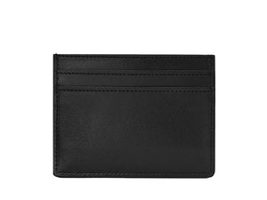 Saint Laurent Tiny Cassandre (5 Card Slot) Card Case Gold Logo Black
