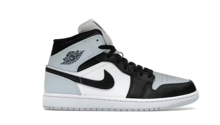 Jordan 1 Mid Black Aura Squadron Blue