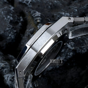 Royal Seikoak White Iced Out