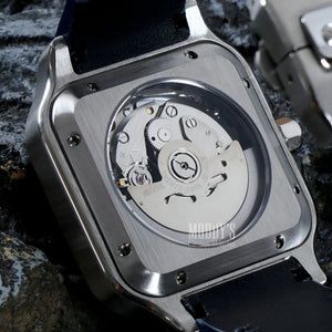 Seiko mod Santeiko White Blue Leather