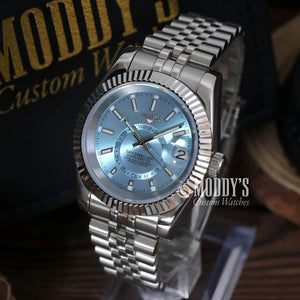 Seikojust Sky Dweller Ice Blue