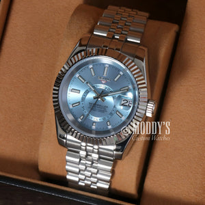 Seikojust Sky Dweller Ice Blue