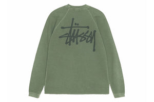 Stussy Raglan Thermal L/S Crew Pine